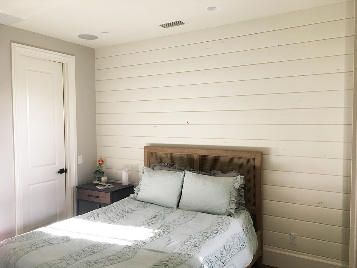 Guest suite detail by Fassino Construction