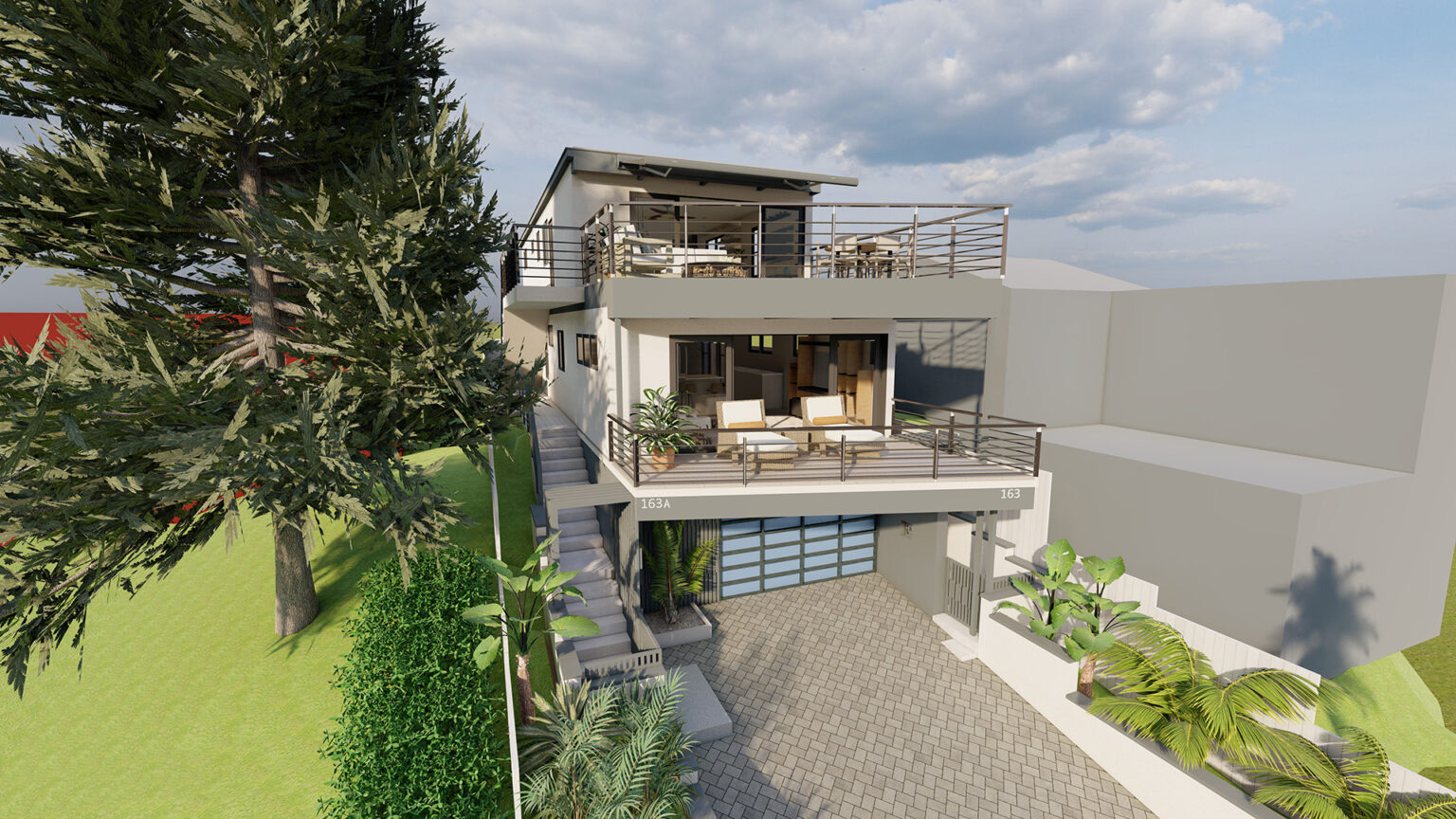 Cardiff by the Sea remodel exterior by Fassino Construction